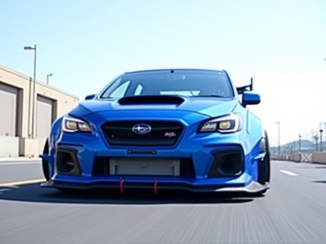 アグレッシブなウィングのWRX STI